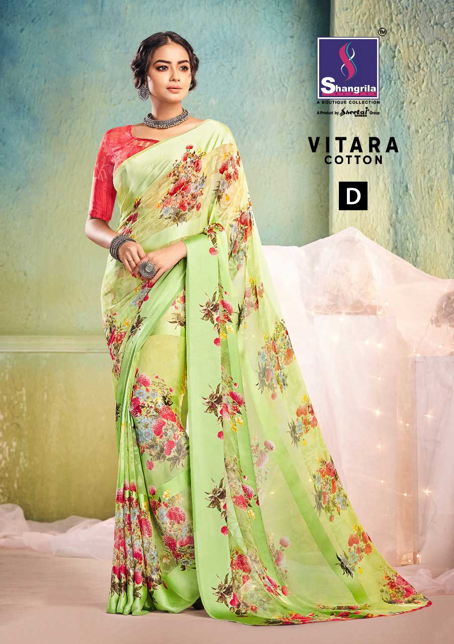 Shangrila Vitara Cotton Wedding Wear Cotton Sarees Shangrila Vitara Cotton Wedding Wear Cotton Sarees